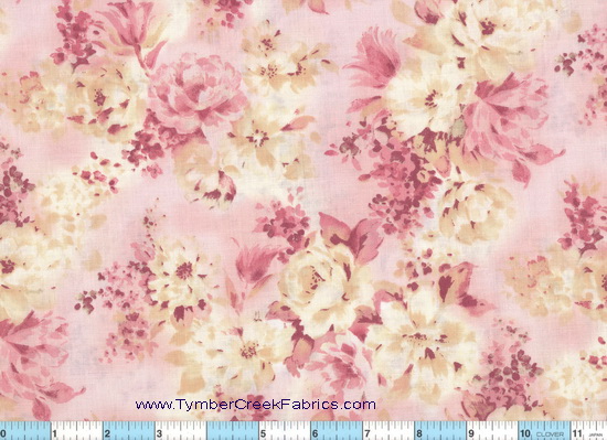 Misty Roses Pink Creme Floral